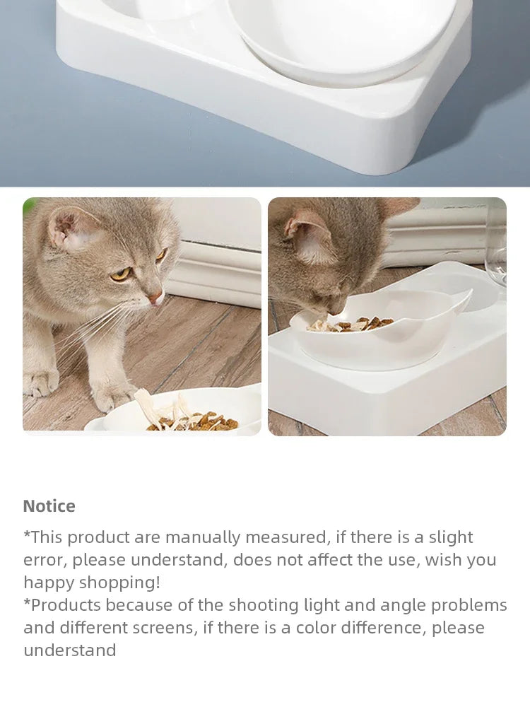 Ergonomic 15° Tilt Pet Bowl