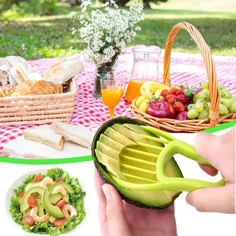 3-in-1 Avocado Slicer – Cut, Pit & Scoop with Ease