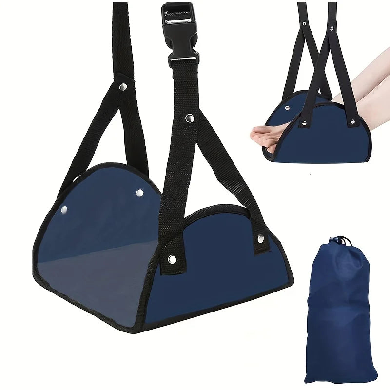 Title Portable Airplane Footrest Hammock