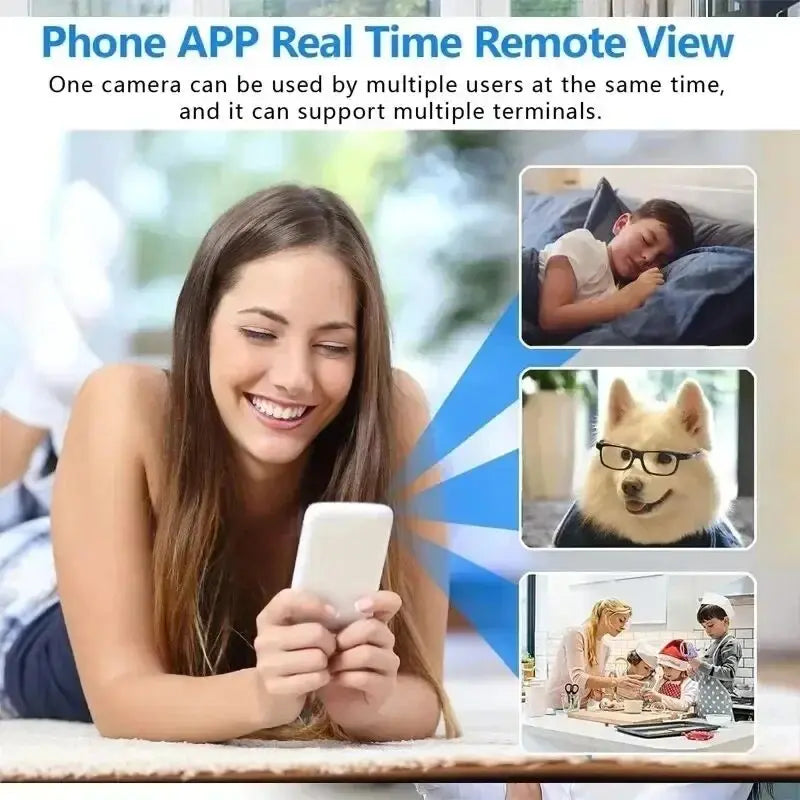 1080P HD Mini WiFi Camera – Night Vision & Remote Monitoring