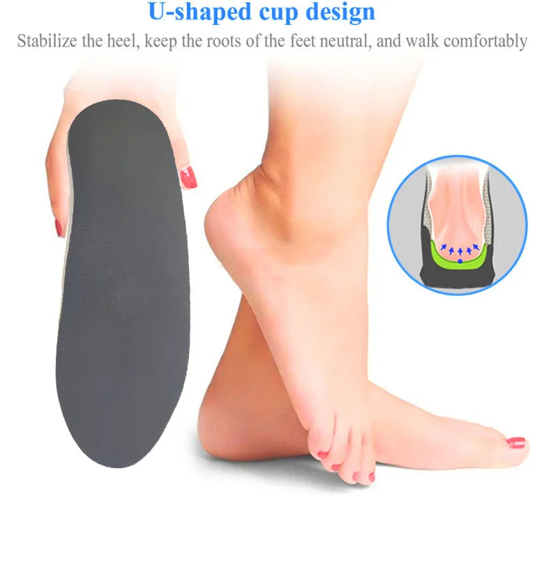 Orthotic Arch Support Insoles: Customized Comfort for All-Day Relief.