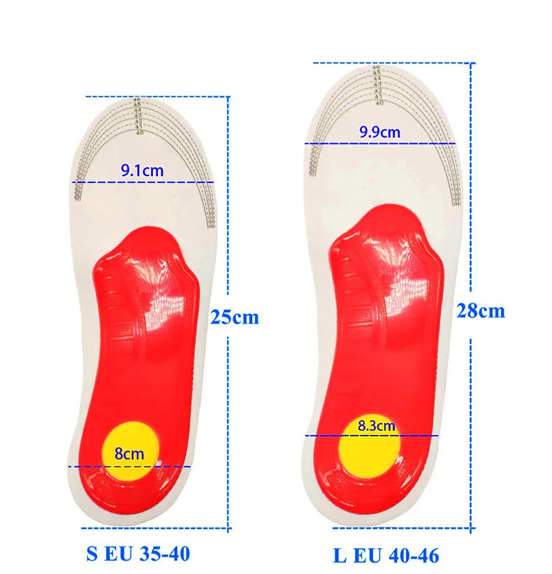 Orthotic Arch Support Insoles: Customized Comfort for All-Day Relief.