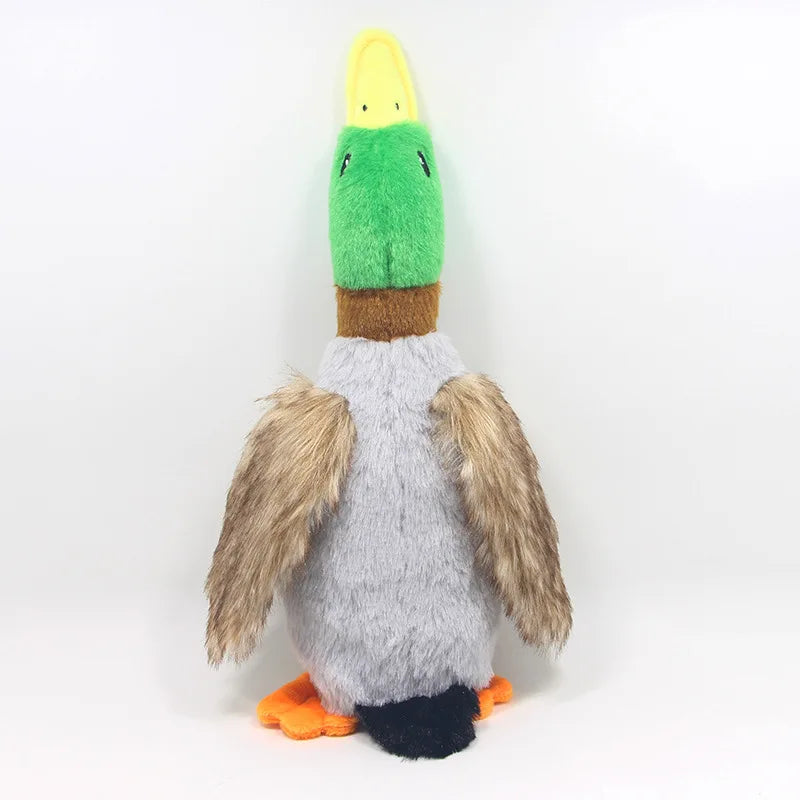 Plush Duck Squeak Toy: Your Dog's New Best Friend.
