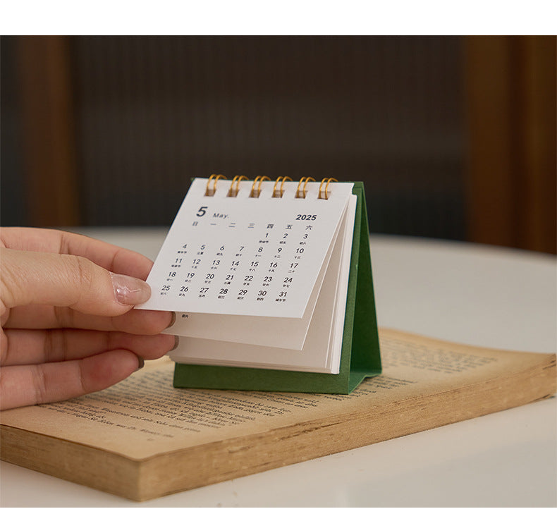 2026 Mini Desk Calendar: Simple Style, Powerful Planner.