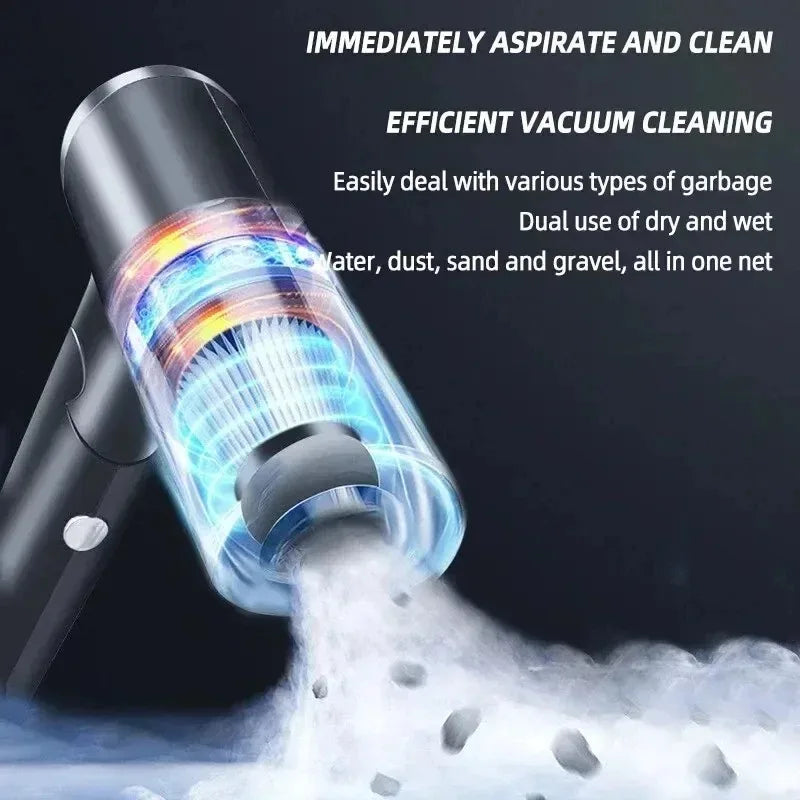 Portable High-Power Wireless Car & Home Vacuum Cleaner