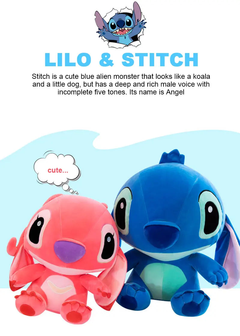 Giant Lilo & Stitch Plush Collection: The Ultimate Cozy Companion.