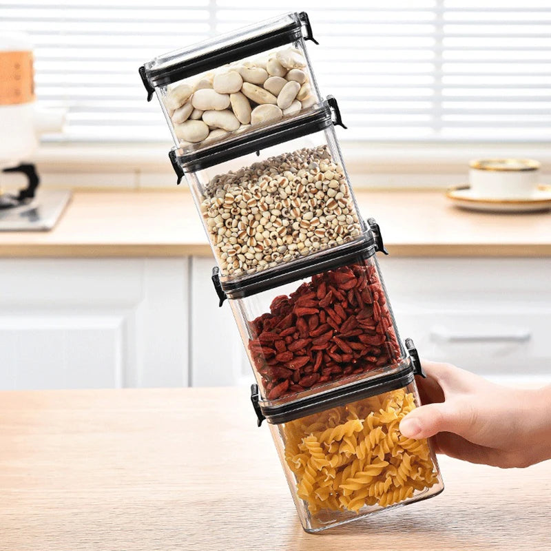 Sealed Kitchen Grain Storage Jars