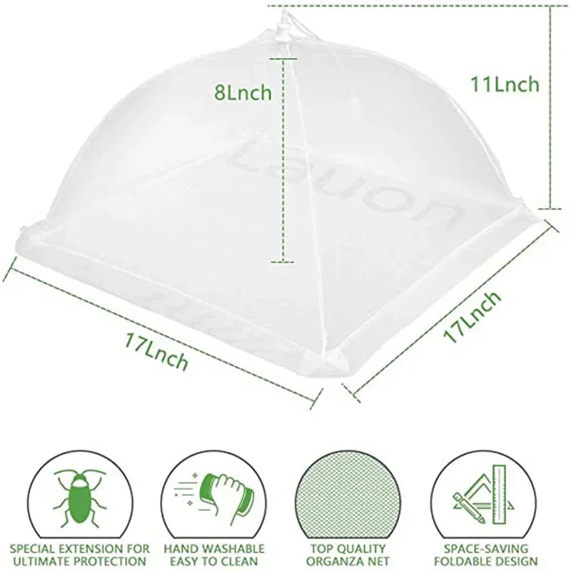 Pop-Up Foldable Food Mesh Cover