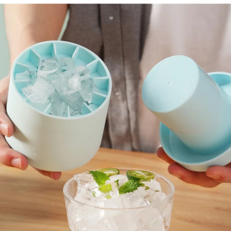 Silicone Ice Cube Mold – Easy DIY Ice Maker for Home & Bar