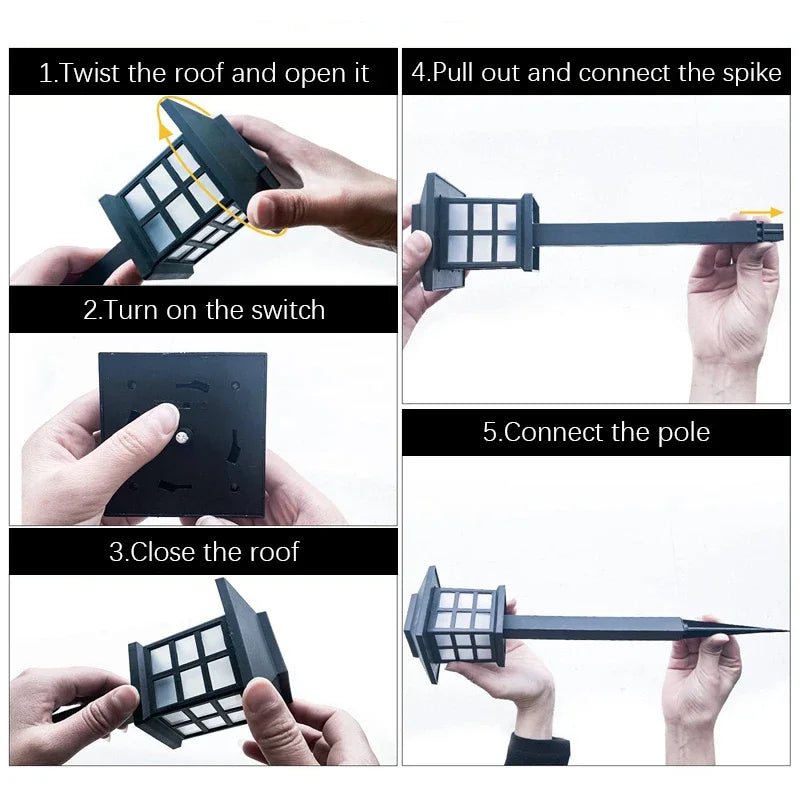 Waterproof Outdoor Landscape Lighting for Garden & Walkway.