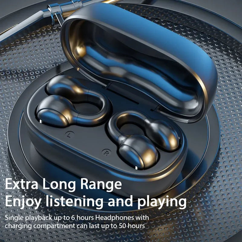 M47+ Bone Conduction Sport Earbuds 2025: Open-Ear Sound, Secure Fit.