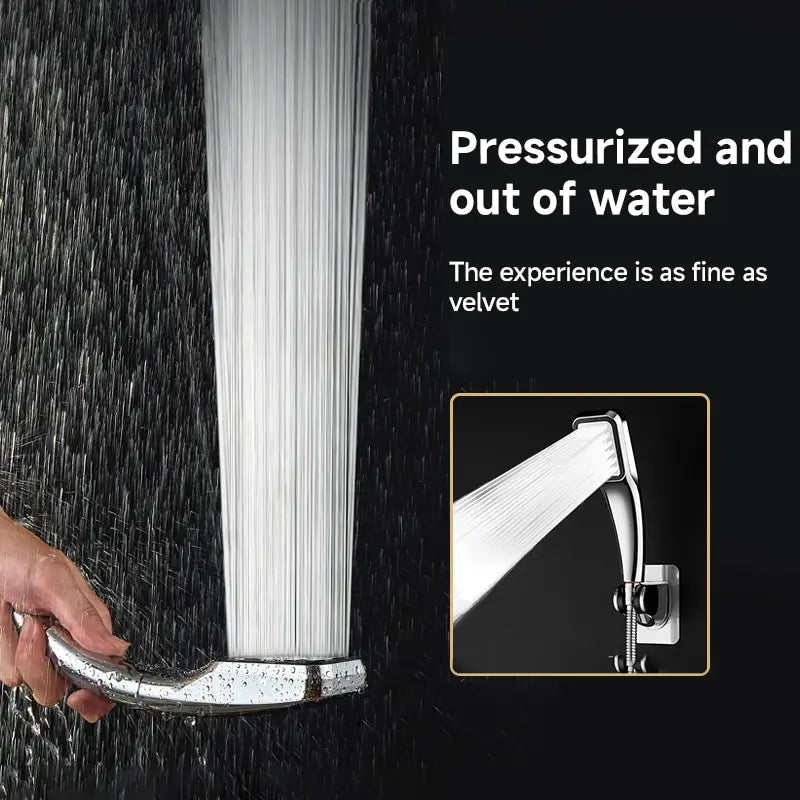300 Holes High-Pressure Shower Head