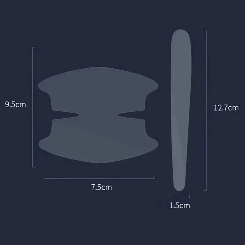 8PCS Universal Car Door Handle Protectors: Invisible Shield for Your Ride.