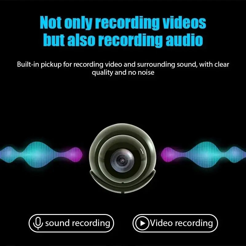 1080P HD Mini WiFi Camera – Night Vision & Remote Monitoring