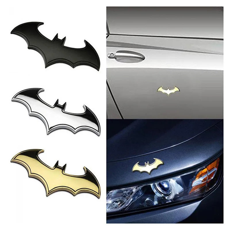 3D Bat Car Decal: Instant Style for Your Ride.