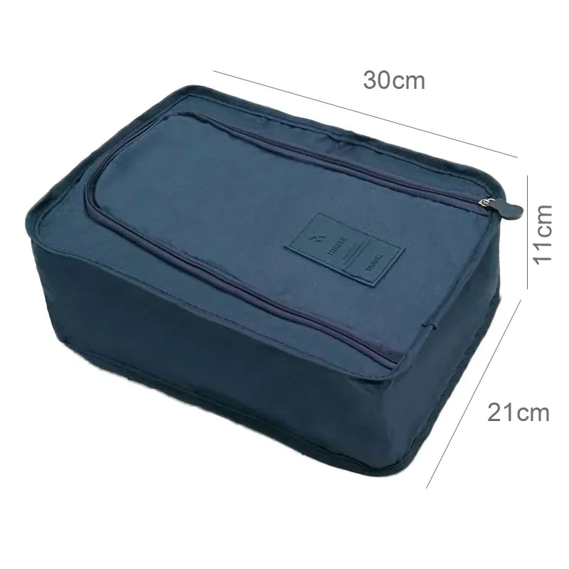 Multifunctional Waterproof Travel Bag: Convenient Shoe & Clothing Organizer.