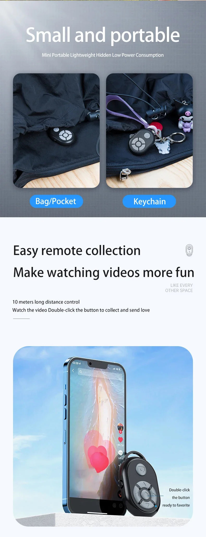 Bluetooth Camera Remote: The Ultimate Selfie & Vlogging Companion.