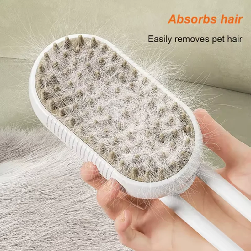 2-in-1 Pet Grooming & Massage Brush