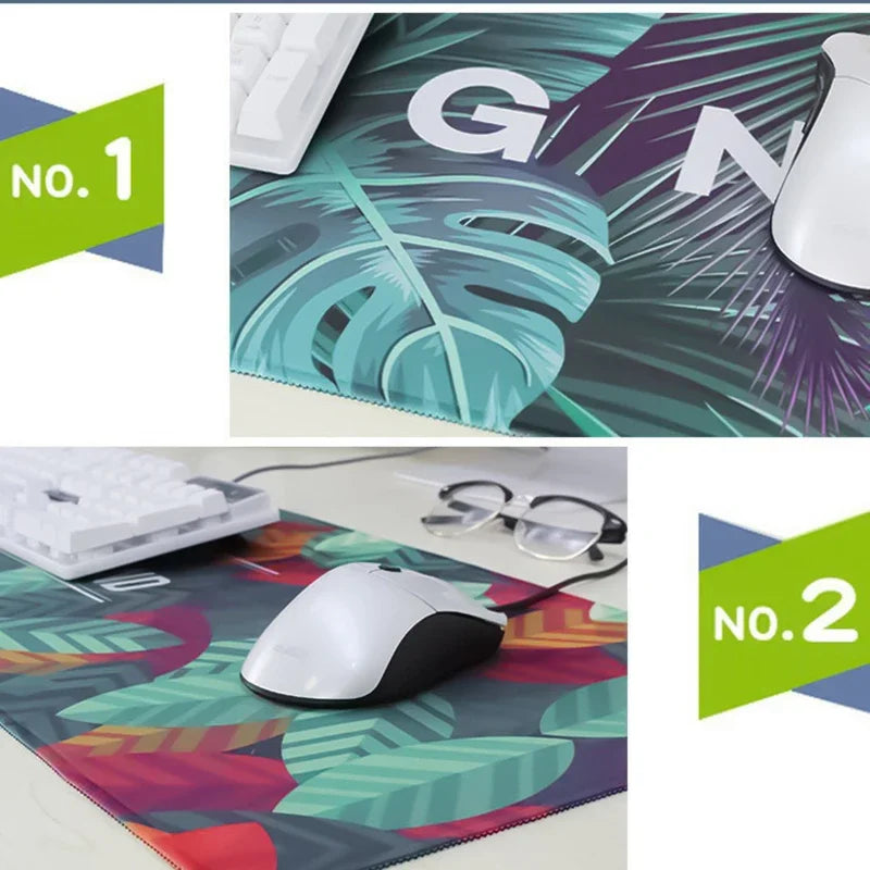 Hexagon XXL Mouse Pad: Soft Office Carpet & Gamer Desktop Mat.
