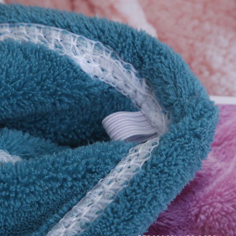 Coral Fleece Hair Drying Cap: Quick Dry, Zero Frizz.
