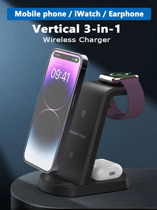 3-in-1 Fast Wireless Charging Station