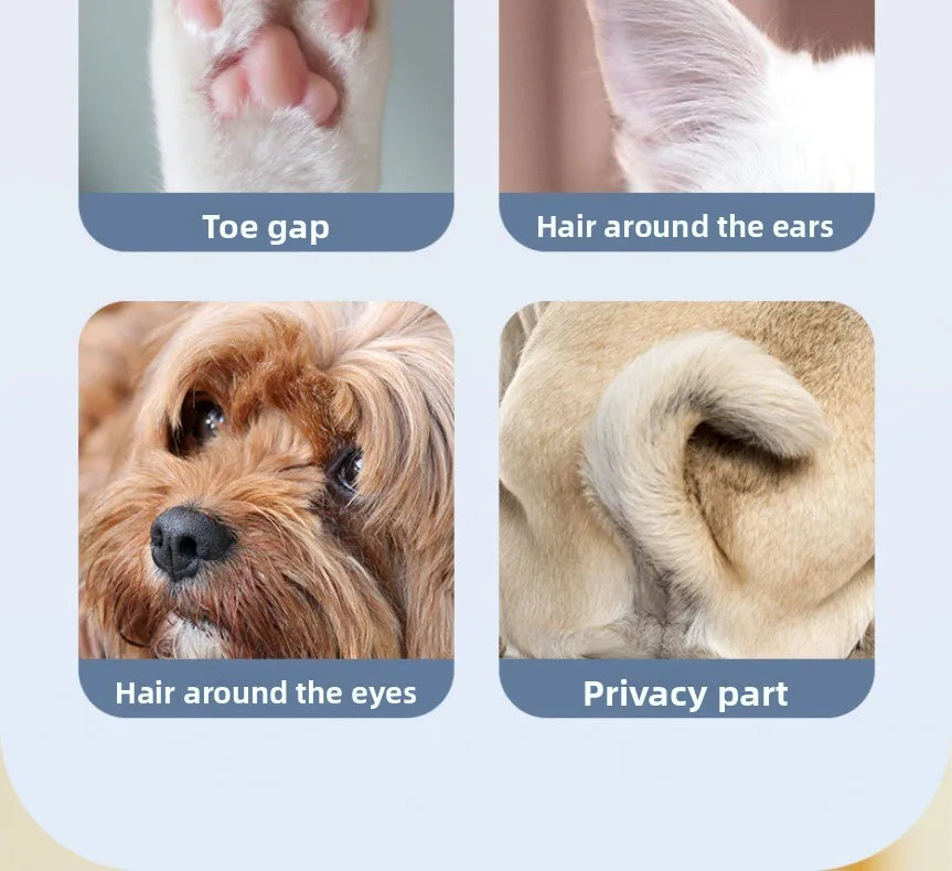 Professional Pet Trimmer: The Ultimate Paw & Detail Grooming Tool.