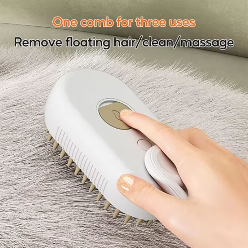 2-in-1 Pet Grooming & Massage Brush