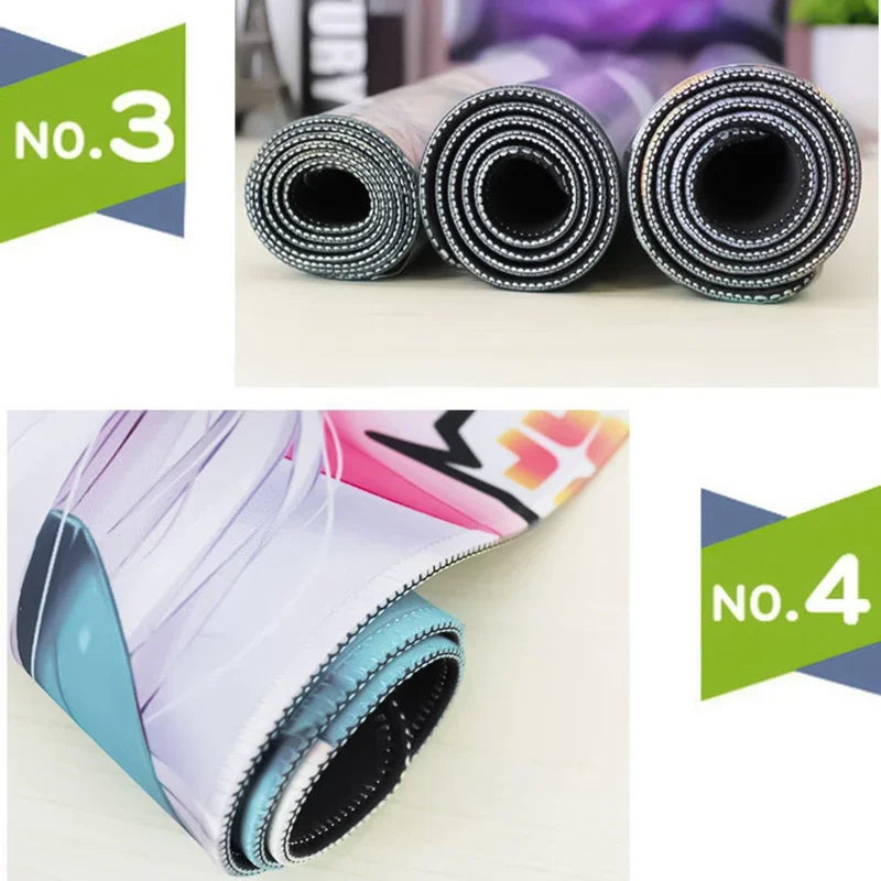 Hexagon XXL Mouse Pad: Soft Office Carpet & Gamer Desktop Mat.