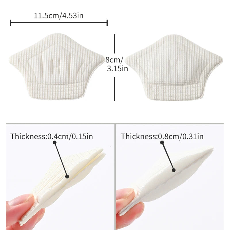Heel Pad Insoles Patch: Adjustable Anti-Wear Cushions for Sport Shoes.