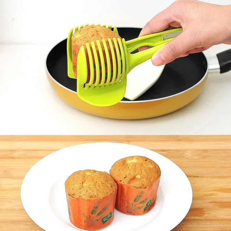 Handheld Fruit & Veggie Slicer Clip – Quick & Easy Cutting