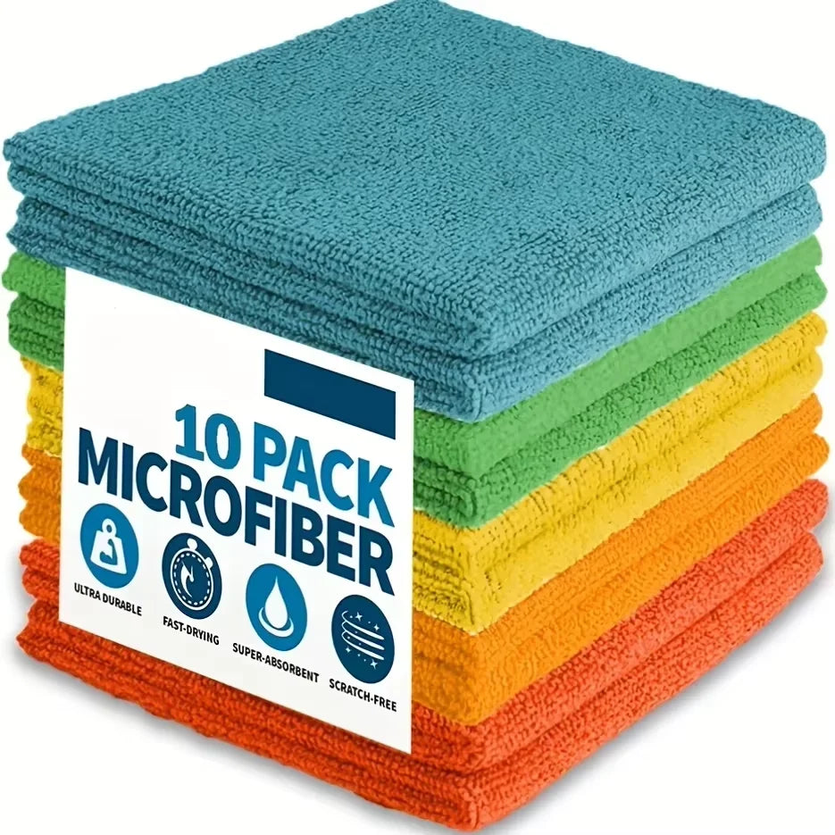 Ultra-Absorbent Microfiber Kitchen Towels: The Ultimate Cleaning Cloth.
