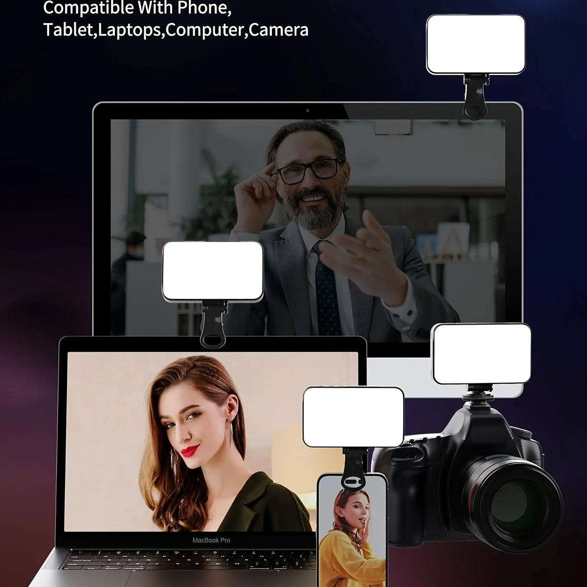 Mini Clip-On Fill Light: Your Pocket-Sized Glow Up.