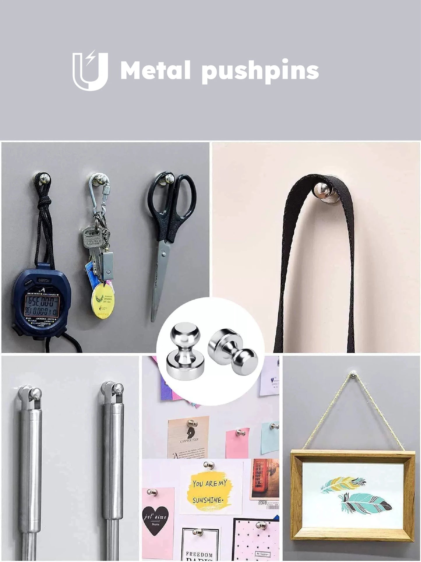 Super Strong Neodymium Magnetic Pushpins