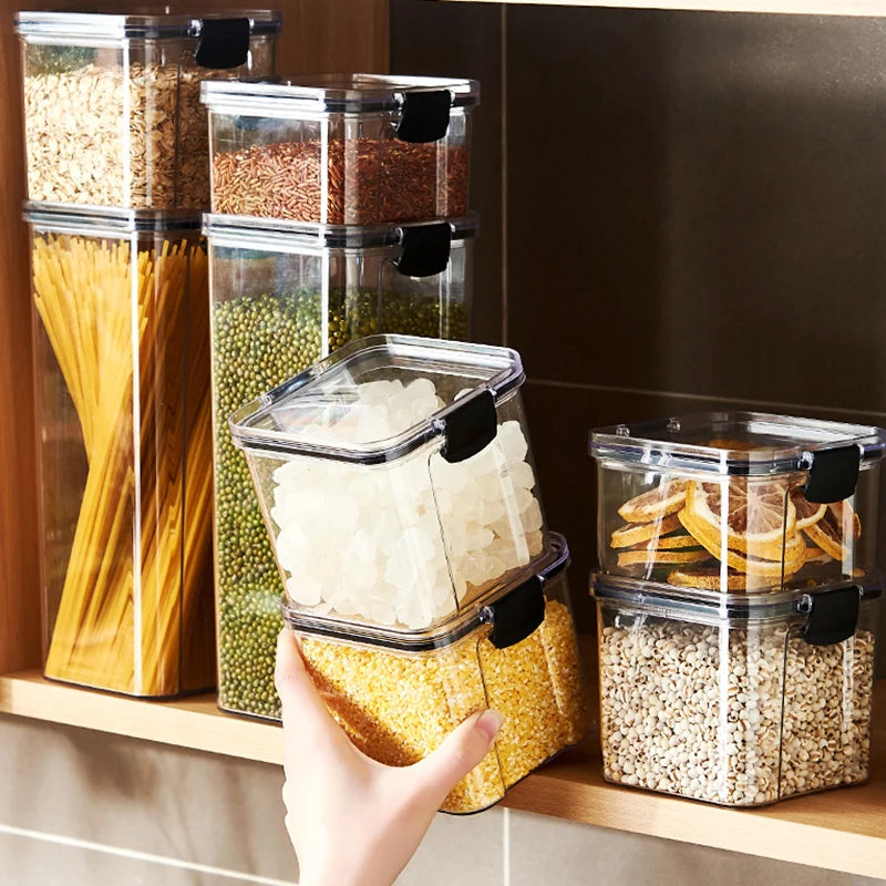 Sealed Kitchen Grain Storage Jars