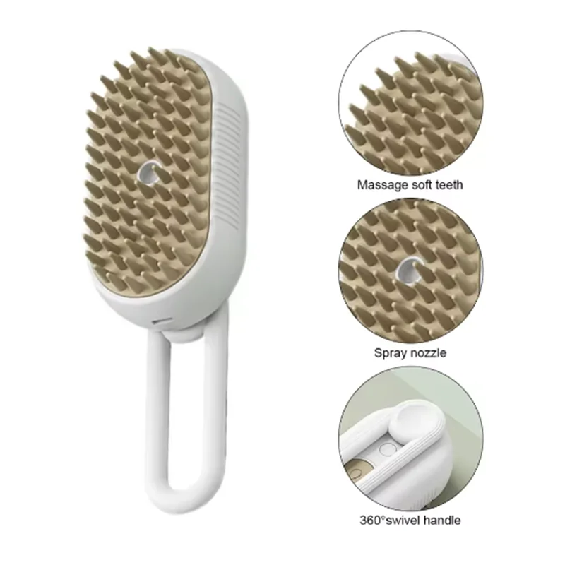 2-in-1 Pet Grooming & Massage Brush