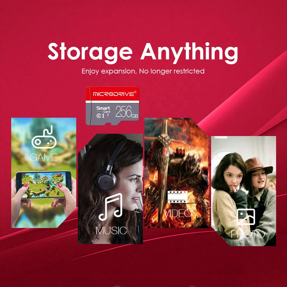 High-Speed Micro SD Card (Class 10): Instant Storage Upgrade for Smartphones.