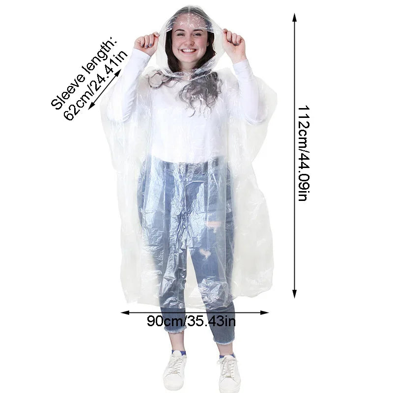 Portable Disposable Waterproof Raincoat