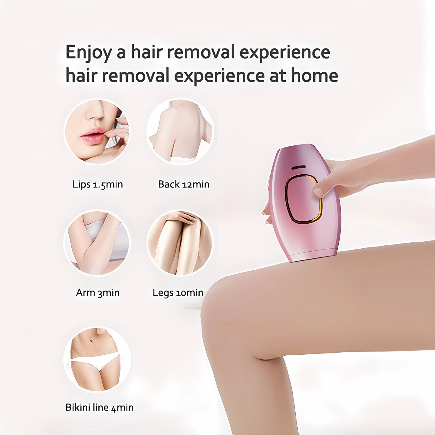 Laser Hair Removal & Skin Rejuvenation Device – Painless Full-Body Care