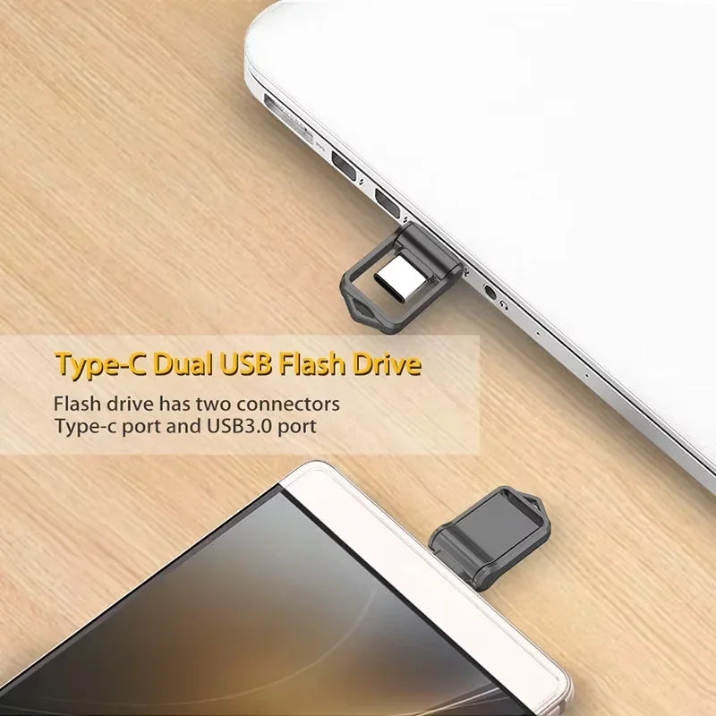 Xiaomi Mini Dual-Interface Flash Drive: Ultra-Fast USB 3.0 & Type-C.