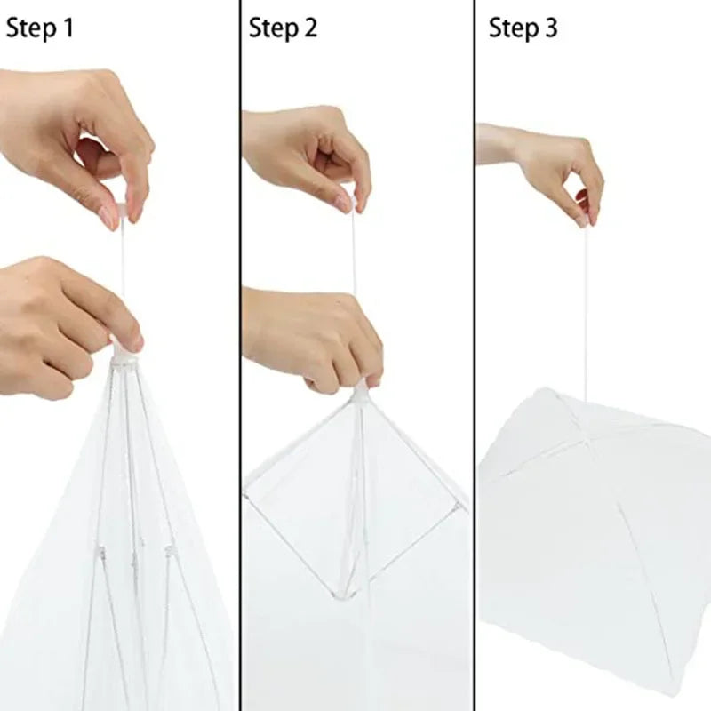 Pop-Up Foldable Food Mesh Cover
