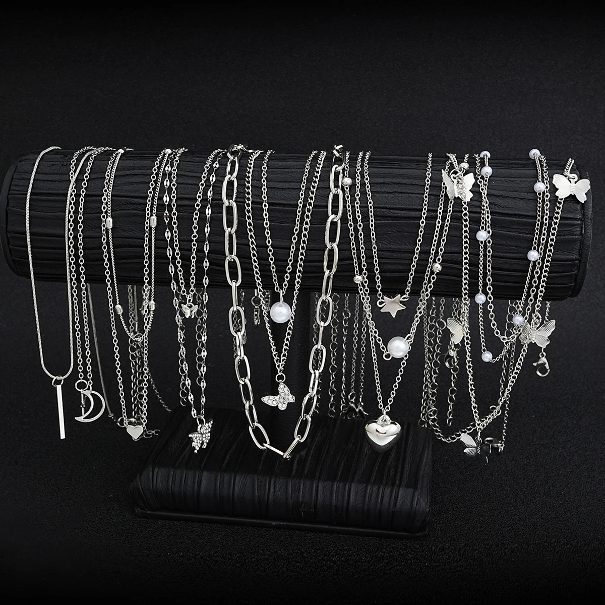 13Pcs Simple Temperament Necklace Set