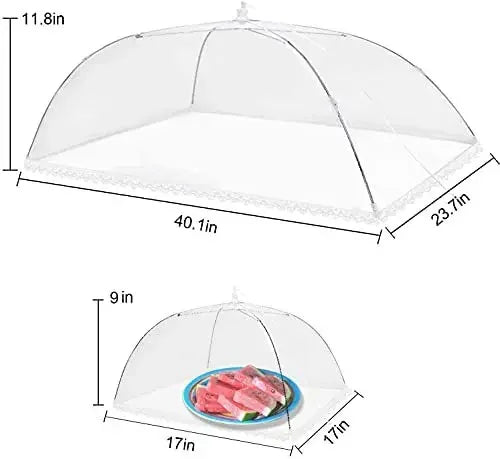 Pop-Up Foldable Food Mesh Cover