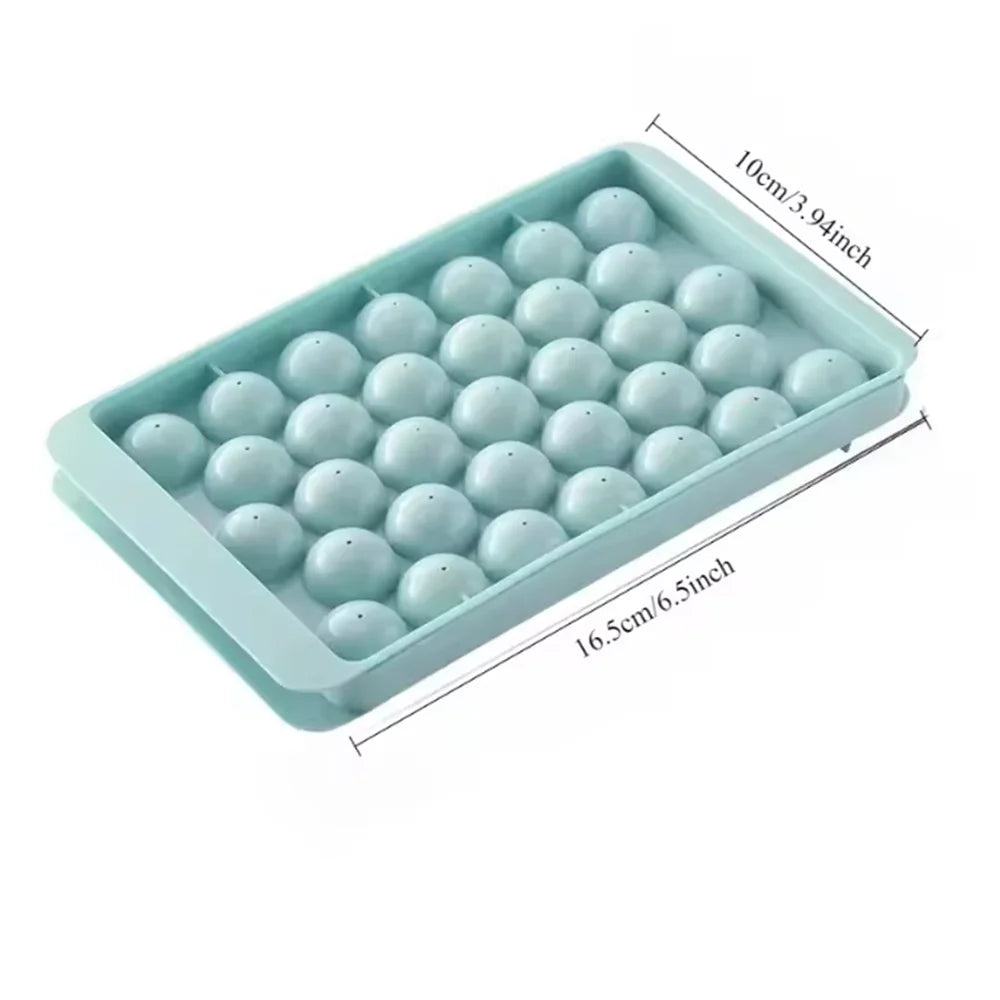 33-Cavity Ice Ball Mold: Instant Spheres for Fun.