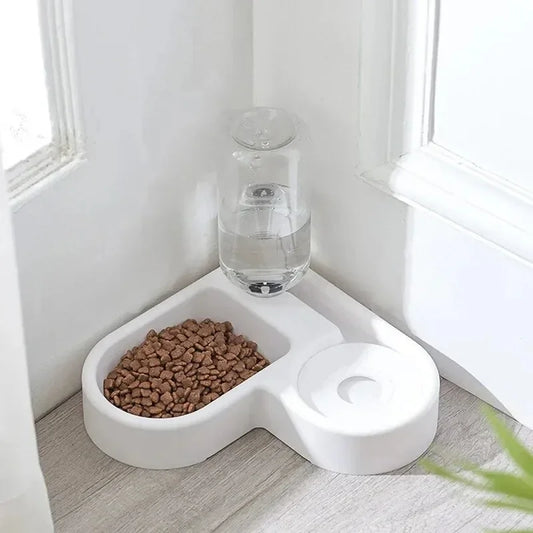 Automatic Pet Water & Food Bowl – Dual-Use, Moisture-Proof Feeder for Cats & Dogs