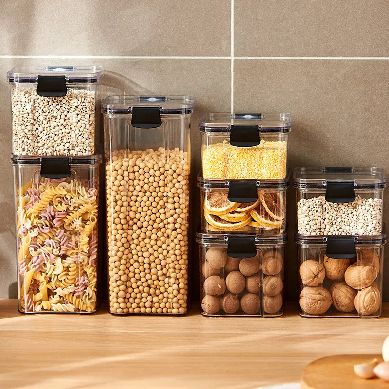 Sealed Kitchen Grain Storage Jars