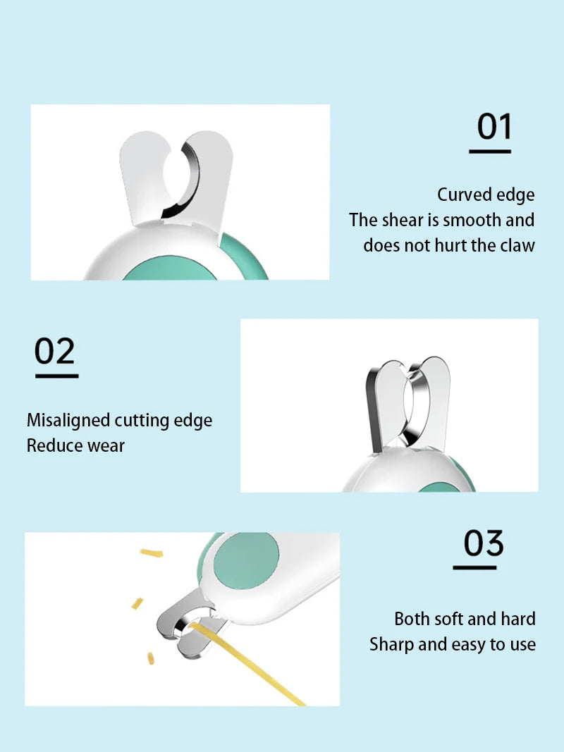LED-Lit Pet Nail Clipper: The Safest, Easiest Way to Groom.