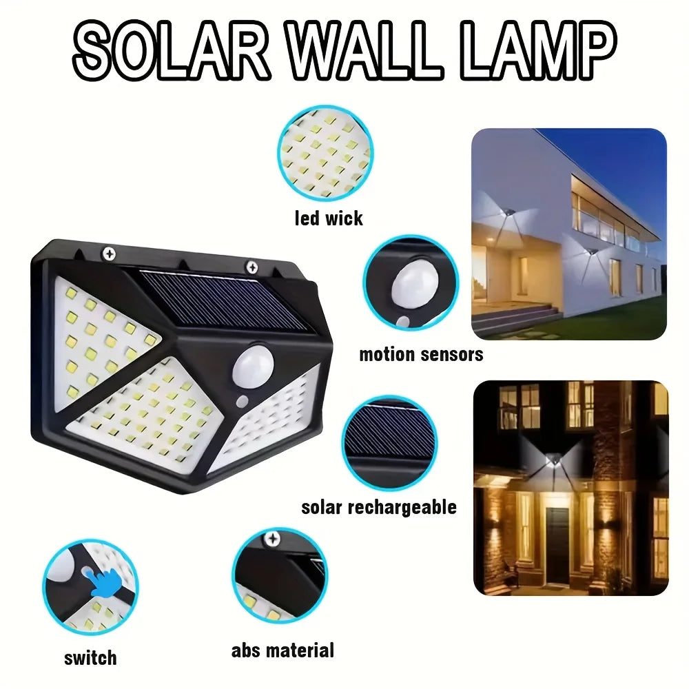 100LED Solar Motion Flood Light