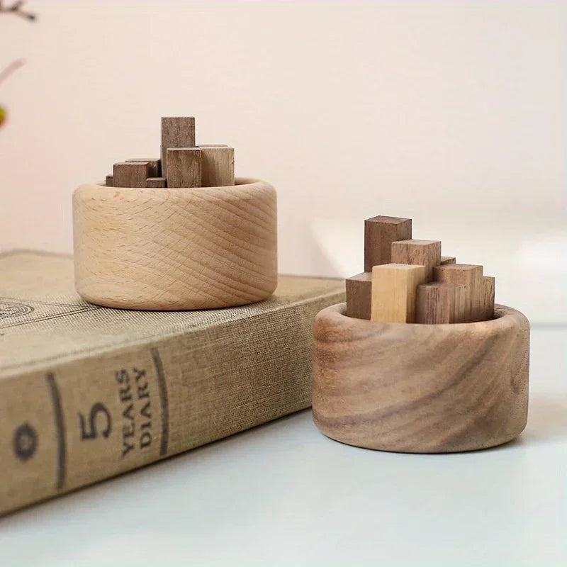 Beech & Black Walnut Essential Oil Diffuser: Natural Wood Fragrance Expander.