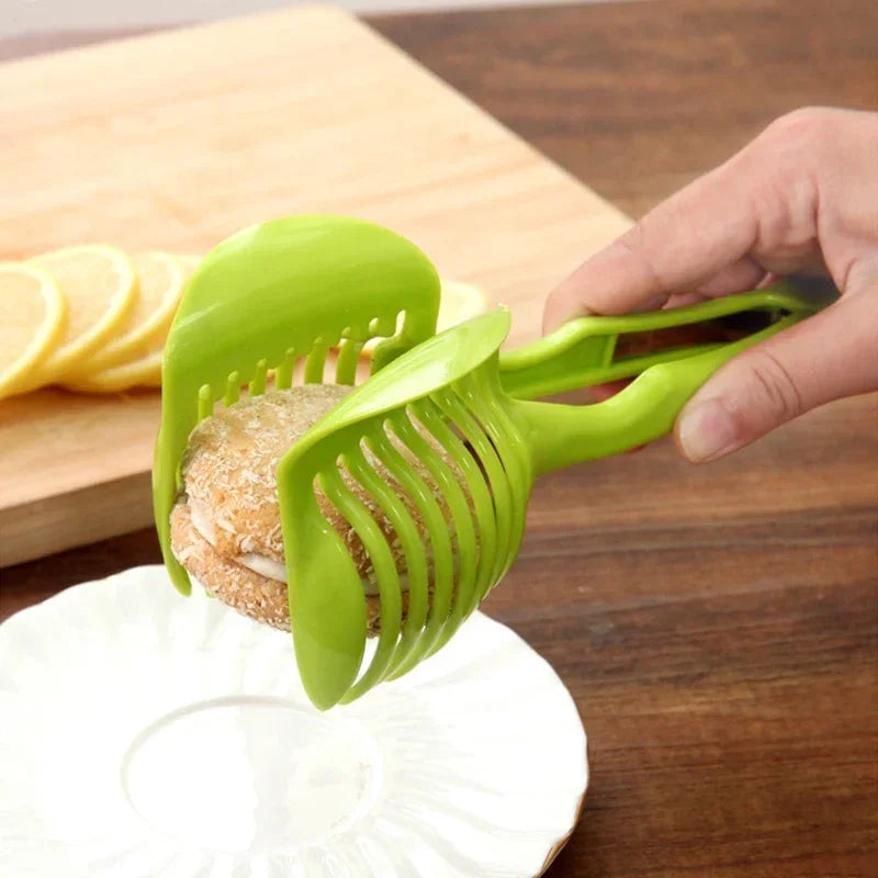 Handheld Fruit & Veggie Slicer Clip – Quick & Easy Cutting