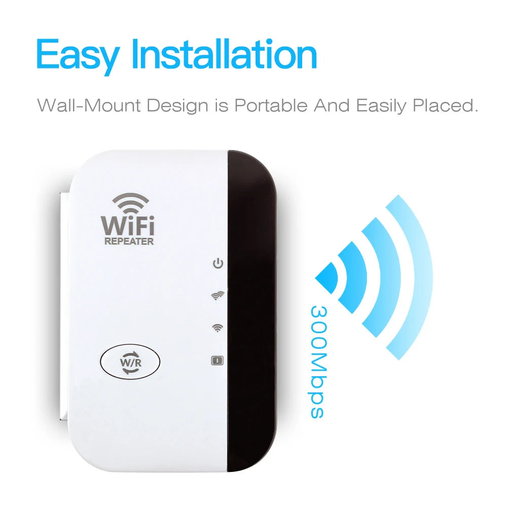 FENVI 300Mbps WiFi Repeater: Banish Dead Zones, Boost Your Signal.